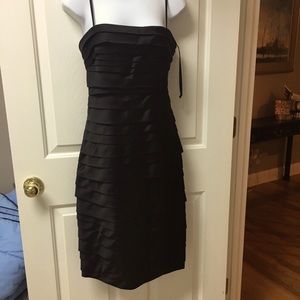 silk/satin Calvin klein cocktail dress
